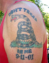 Dont Tread - 9-11 tattoo