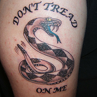 MA don't tread tattoo
