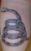 Dont Tread rattlesnake tattoo