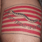 Gadsden rattlesnake tattoo