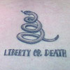Liberty or Death tattoo